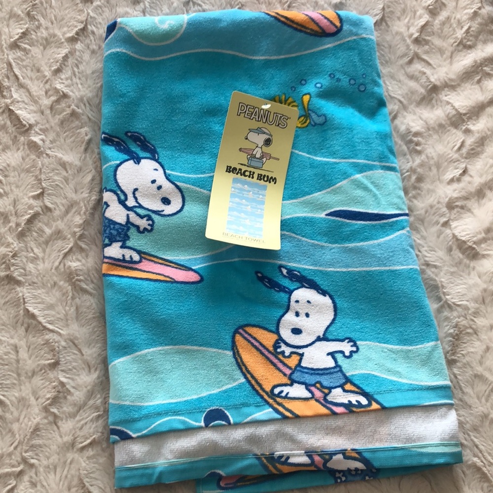 Peanuts Snoopy Surf BEACH Towel - Picture 9 of 9